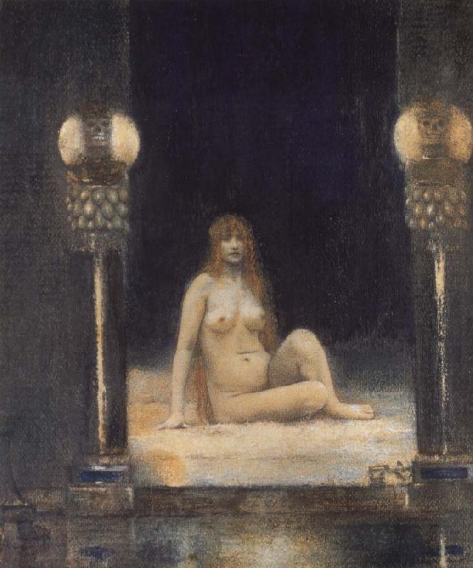 Fernand Khnopff Of Animality Germany oil painting art